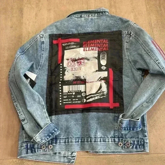 Brooklyn clothing Jean jacket NWT size Medium - Picture 7 of 10